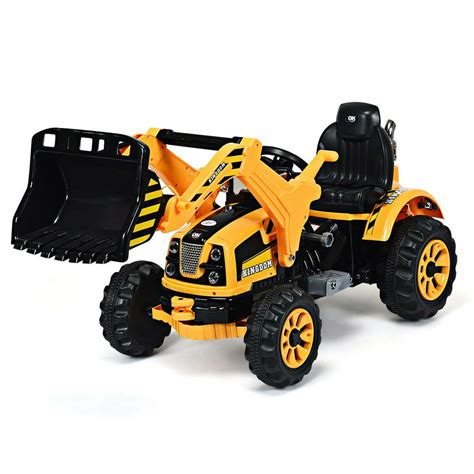 kid skid steer ride-on|kids ride on excavator digger.